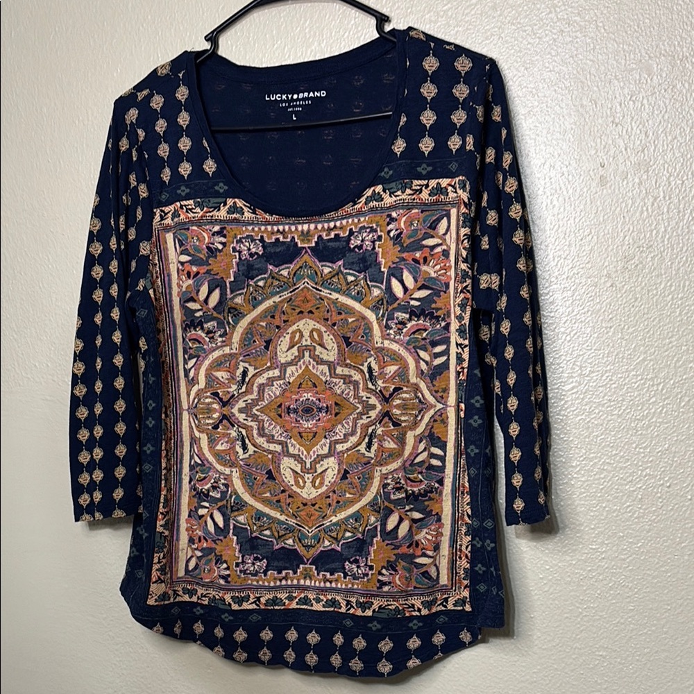 Lucky Brand 3/4 Sleeve Shirt